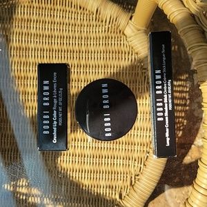 Bobbi Brown shadow stick, bronzer and crushed lip color travel size 3 items